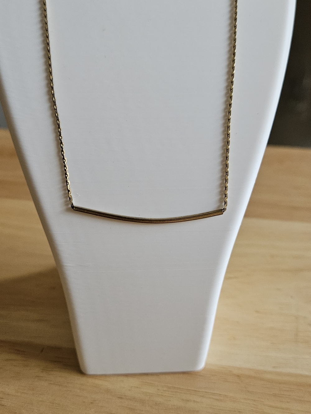 Delicate Gold Bar Necklace - Women's Minimal Jewelry